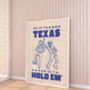 Texas Hold Em' Cowgirl Print, thumbnail 1 of 3