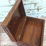 Gift For Mum; Oak Leaf Wooden Christmas Eve Box, thumbnail 2 of 10