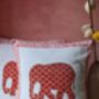 Ele Block Printed Cushion Cover Set Of Two, thumbnail 1 of 3