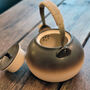 Handmade Ceramic Teapot The Caramel Globe, thumbnail 4 of 5