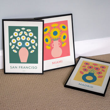 Personalised Daisies Art Print, 4 of 6