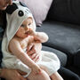 Baby Panda Bath Time Towel And Hand Mitt Gift Box Set, thumbnail 4 of 10