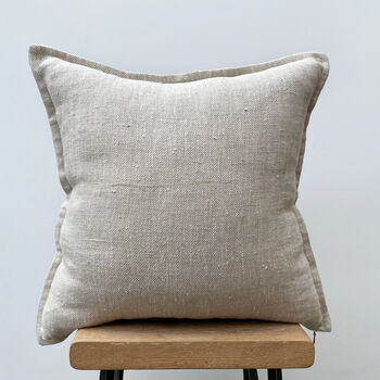 Linen Cushion Cover Natural, 2 of 7