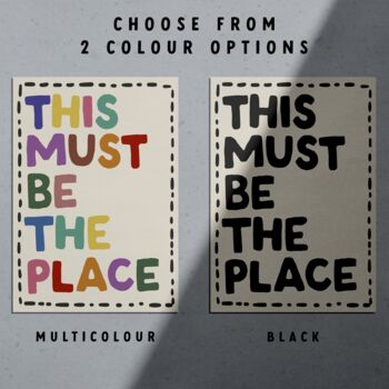 This Must Be The Place Print | Home Decor, 3 of 4