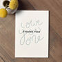 'I Owe You One' Letterpress Thank You Card, thumbnail 1 of 3