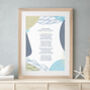 Personalised Abstract Poem Print 'Use Your Own Words', thumbnail 3 of 8