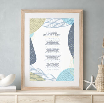 Personalised Abstract Poem Print 'Use Your Own Words', 3 of 8