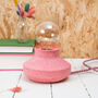 Pink Granite Effect Jesmonite Table Lamp, thumbnail 1 of 4