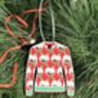 Christmas Jumper Tree Decorations, thumbnail 7 of 8