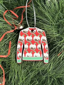 Christmas Jumper Tree Decorations, 7 of 8