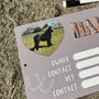 Horse Photo Stable Name And Owner Details Acrylic Door Sign, thumbnail 2 of 6
