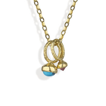 Gold Gemstone Necklace : Ancient Awe, 8 of 12