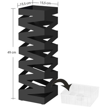 Metal Umbrella Holder Stand With Drip Tray, 2 of 7