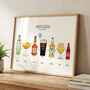 Personalised Birthday Drinks Print, thumbnail 1 of 12