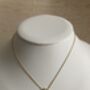Five Leaf White Single Clover Pendant Necklace, thumbnail 4 of 5