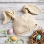 Baby Bunny Ear Hat Easy Knitting Kit Easter, thumbnail 6 of 7