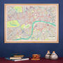 Vintage Map Of London Poster, thumbnail 1 of 9