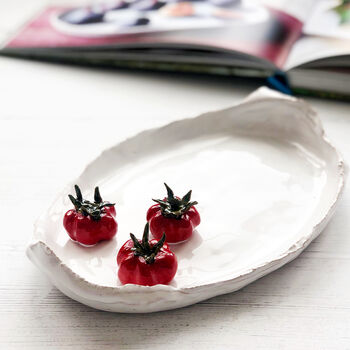 Gifts For Cooks: Ceramic Cherry Tomatoes Tapas Dish, 4 of 10