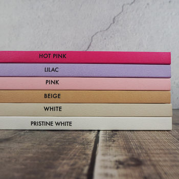 Set Of Five Personalised Spine Notebooks, 9 of 12