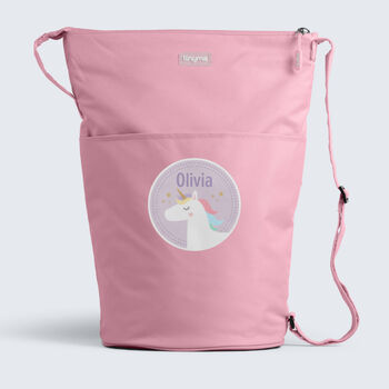 Personalised Unicorn Design Kids Swim Bag, 4 of 10