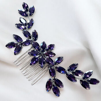 Dark Purple Hair Comb, 3 of 3
