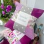 Special Mother Cushion Purple And Grey, thumbnail 1 of 6