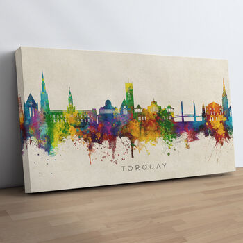 Torquay Skyline Cityscape Art Print, 10 of 12