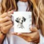 Personalised Dalmation Dog Hearts Pet Gift Mug, thumbnail 1 of 2