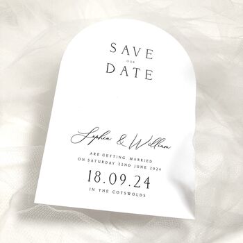 Signature Arch Save The Date Cards, 2 of 8