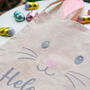 Large Personalised Easter Bunny Bag, thumbnail 6 of 8