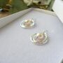 Pearl Swirl Earrings, thumbnail 2 of 5