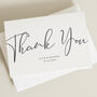 Modern Personalised Thank You Card, thumbnail 4 of 4