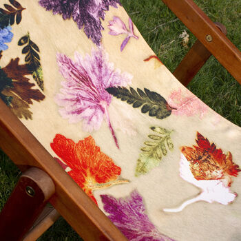 Autumnal Brown Floral Chilling Out Summer Furniture, 4 of 8