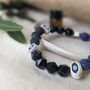 Aromatherapy Essential Oil Diffuser Evil Eye Bracelet, thumbnail 2 of 5