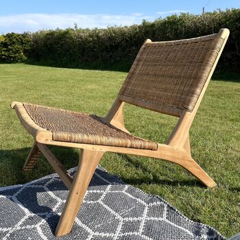 Rattan Lounger Chair, 6 of 6