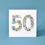 Mens Hobbies 50th Birthday Card, thumbnail 1 of 4