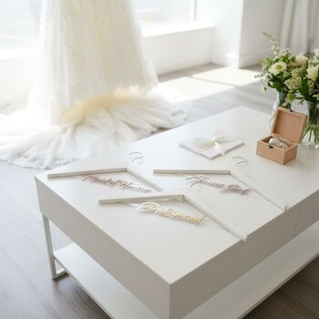 3D Mirror Wedding Dress Bridal Hanger, 4 of 10
