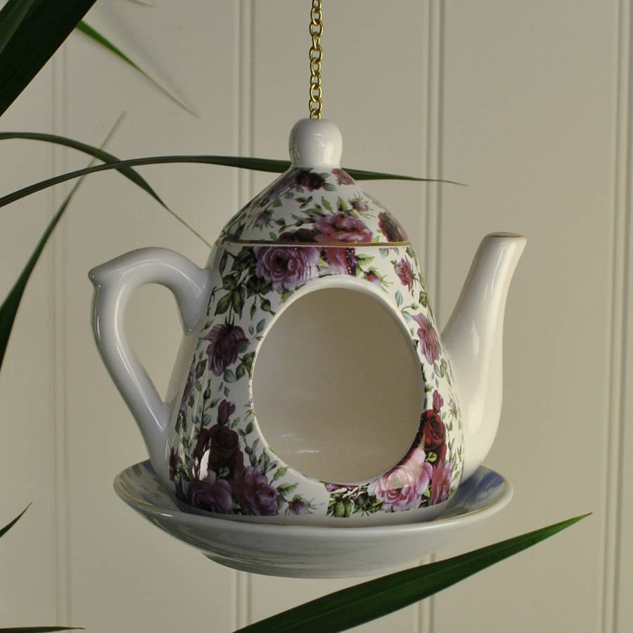 Vintage Teapot Bird Feeder, 1 of 5