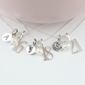Personalised Birthday And Freshwater Pearl Necklace, 2 of 8