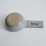 Handmade Blue Pottery Coffee Scoop, thumbnail 4 of 6
