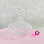 Vintage Decorative Crystal Cut Glass Perfume Bottle ~ 34, thumbnail 2 of 7