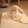 Super Soft Bunny With Embroidered Blanket, thumbnail 8 of 9
