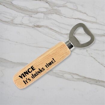 Personalised Bottle Opener For Fathers, 3 of 5