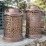 Lattice Lanterns In Copper, thumbnail 1 of 7