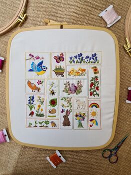 Spring Splendour Hand Embroidery Kit, 6 of 11
