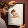 Custom Anime Style Illustrated Portrait Print, thumbnail 8 of 8