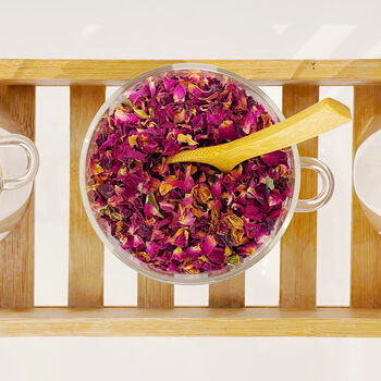 Glass Storage Jar With Personalised Label And Bamboo Spoon, 8 of 9