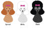 Poodle Personalised Dog Name ID Tag, thumbnail 4 of 12
