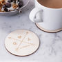 Personalised Arrows Wooden Coasters, thumbnail 1 of 4