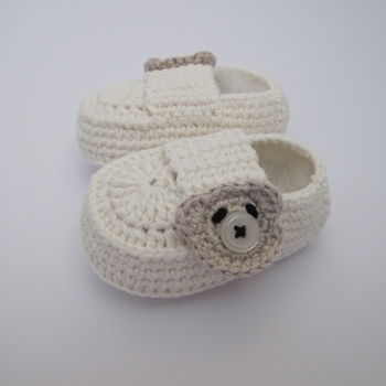 Hand Crafted Baby's First Shoes, 3 of 4
